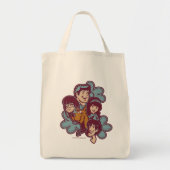 Paisely Flower Scooby-Doo en the Gang Tote Bag (Voorkant)