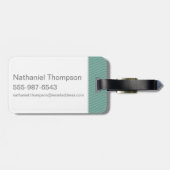 Paisely Scooby-Doo Driving Mystery Machine Bagagelabel (Achterkant horizontaal)