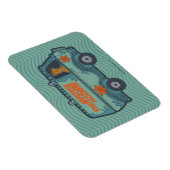 Paisely Scooby-Doo Driving Mystery Machine Magneet (Rechterzijde)