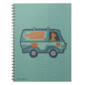 Paisely Scooby-Doo Driving Mystery Machine Notitieboek (Voorkant)