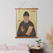 Paisios van de berg Athos Orthodox Icon Hangend Wandkleed (Slaapkamer)