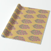 paisley 1b - Wrapping Paper Cadeaupapier (Uitgerold)