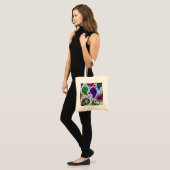 Paisley 2.0-lichte achtergrond tote bag (Voorkant (model))