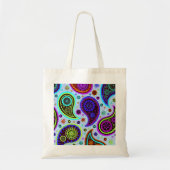 Paisley 2.0-lichte achtergrond tote bag (Voorkant)