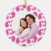 Paisley 2 keramisch ornament (Voorkant)