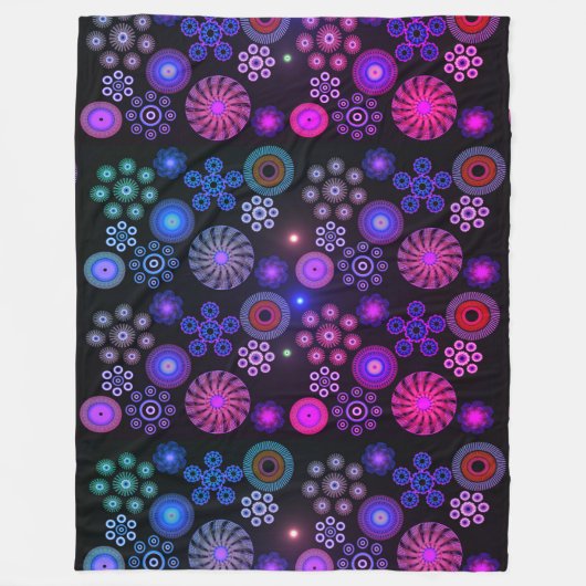 Paisley 6 fleece deken (Voorkant)