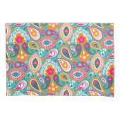 Paisley 70s 60s Boho Retro Kussensloop (Voorkant)