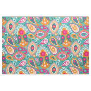 Paisley 70s 60s Boho Retro Stof