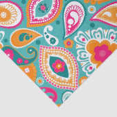 Paisley 70s 60s Boho Retro Tissuepapier (Detail)