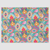 Paisley 70s 60s Boho Retro Tissuepapier (Voorkant)