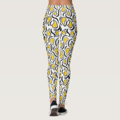 Paisley Abstract 230523 - Amber, B&W Leggings (Achterkant)