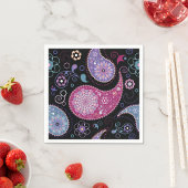 Paisley achtergrond papier servetten