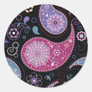 Paisley achtergrond Stickers