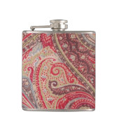 Paisley-afdruk voor de dameskolf Heupfles (Voorkant)