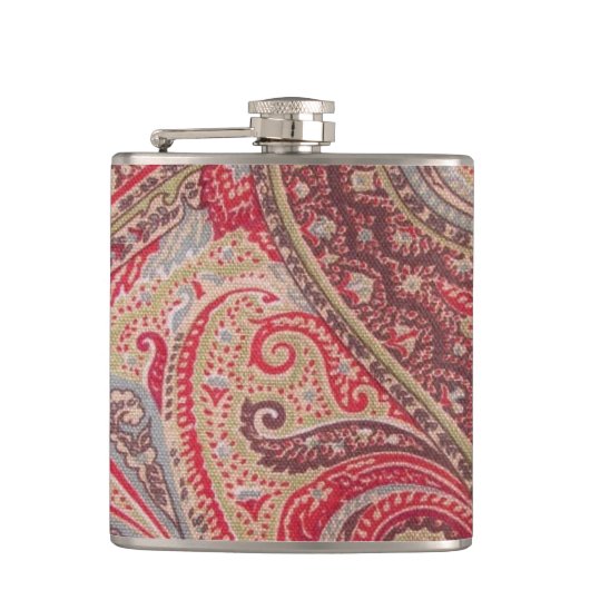  Paisley-afdruk voor de dameskolf Heupfles (Voorkant)