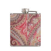 Paisley-afdruk voor de dameskolf Heupfles (Achterkant)