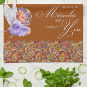 Paisley Angel Kitchen Hand Towel Theedoek (Gevouwen)