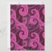 Paisley Annaprashan (Eerste Rijst) Uitnodiging (Achterkant)