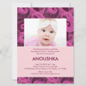 Paisley Annaprashan (Eerste Rijst) Uitnodiging (Voorkant)