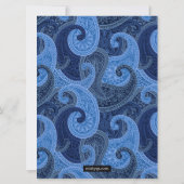 Paisley Annaprashan (Eerste Rijst) Uitnodiging (Achterkant)