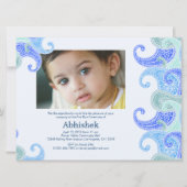 Paisley Annaprashan (Eerste Rijst) Uitnodiging (Voorkant)