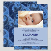 Paisley Annaprashan (Eerste Rijst) Uitnodiging (Voorkant / Achterkant)