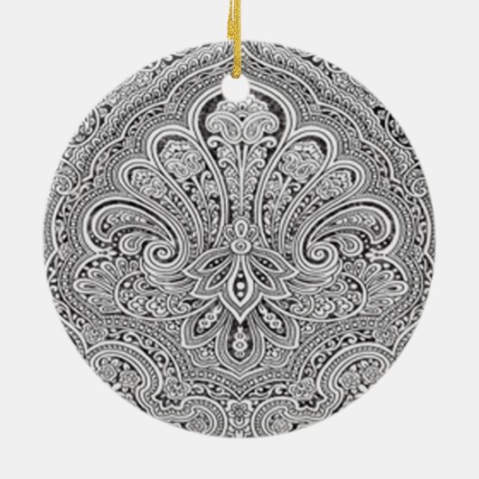 Paisley Art Ornament (Achterkant)