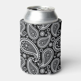 Paisley B&W Koelbox Blikjeskoeler