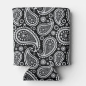 Paisley B&W Koelbox Blikjeskoeler (Achterkant)