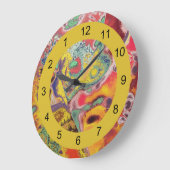 Paisley-Backward Clock for Unusual People Grote Klok (Hoek)