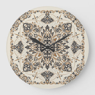 Paisley Bandana Afdrukken Zijde Ontwerp Grote Klok
