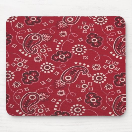 Paisley Bandana Design Muismat (Voorkant)