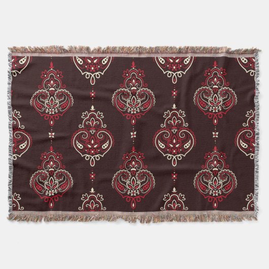 Paisley Bandana: print van Boho. Deken (Voorkant)