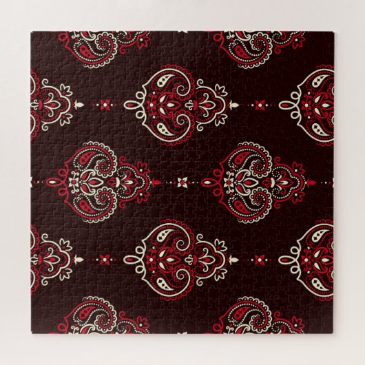 Paisley Bandana:  print van Boho. Legpuzzel (Horizontaal)