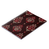 Paisley Bandana:  print van Boho. Notitieboek (Linkerzijde)