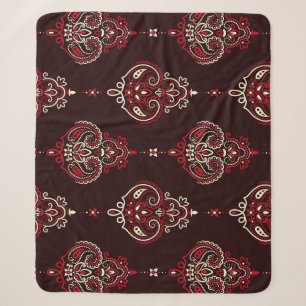 Paisley Bandana: print van Boho. Sherpa Deken