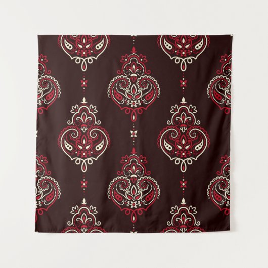 Paisley Bandana:  print van Boho. Wandkleed (Voorkant)