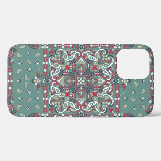 Paisley Bandana Print: Zijde nek sjaal Case-Mate iPhone Case (Achterkant (horizontaal))