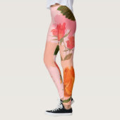 Paisley bandana print, zijde sjaal ontwerp. leggings (Links)