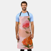 Paisley bandana print, zijde sjaal ontwerp. schort (Gedragen)