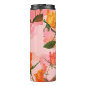 Paisley bandana print, zijde sjaal ontwerp. thermosbeker (Achterkant)