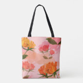 Paisley bandana print, zijde sjaal ontwerp. tote bag (Achterkant)