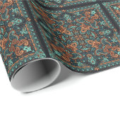  Paisley Bandana: Zijdehals. Cadeaupapier (Rol Hoek)