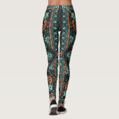 Paisley Bandana: Zijdehals. Leggings (Achterkant)