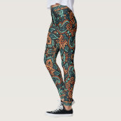 Paisley Bandana: Zijdehals. Leggings (Links)