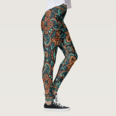 Paisley Bandana: Zijdehals. Leggings (Rechts)