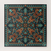 Paisley Bandana: Zijdehals. Legpuzzel (Verticaal)