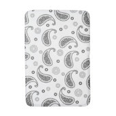 Paisley Black & White-design Badmat (Voorkant Verticaal)
