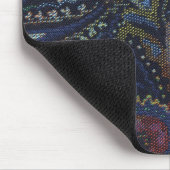 Paisley Blauw Muismat (Hoek)