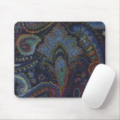 Paisley Blauw Muismat (Met muis)
